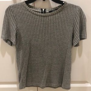 Forever 21 Medium Grey Short Sleeve Top